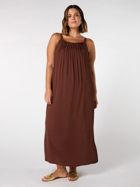 Crinkle Strappy Dress