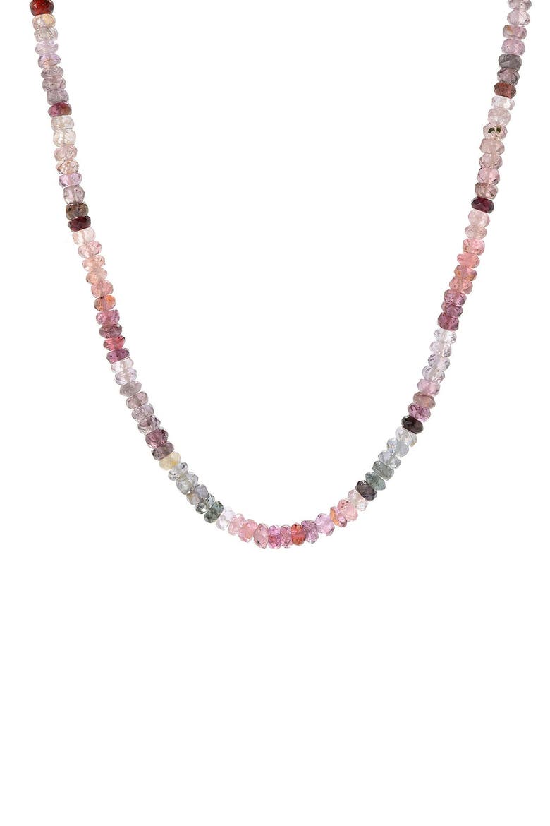 Beaded Spinel Necklace, Main, color, PINK MULTI