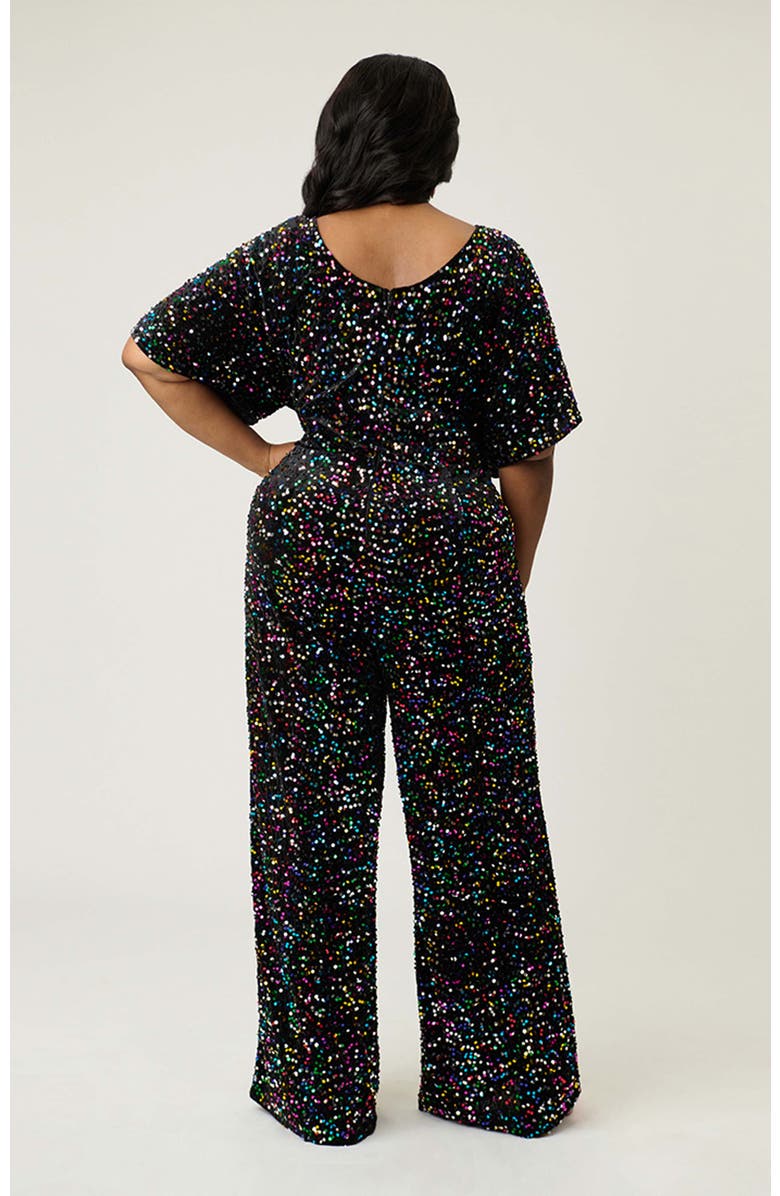 Smak Parlour Plus Size Wide Leg Jumpsuit, Alternate, color, 