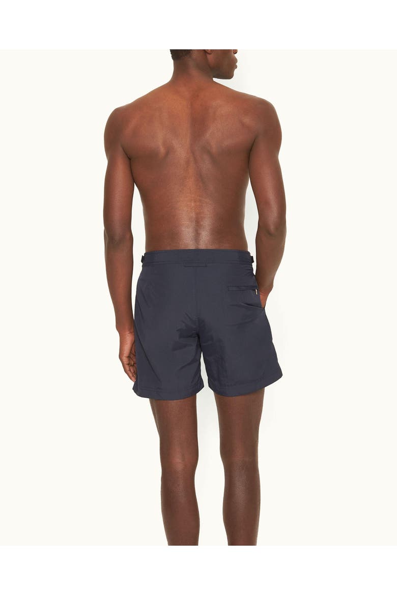 Bulldog Tailored-Fit Swim Shorts, Alternate, color, NIGHT IRIS