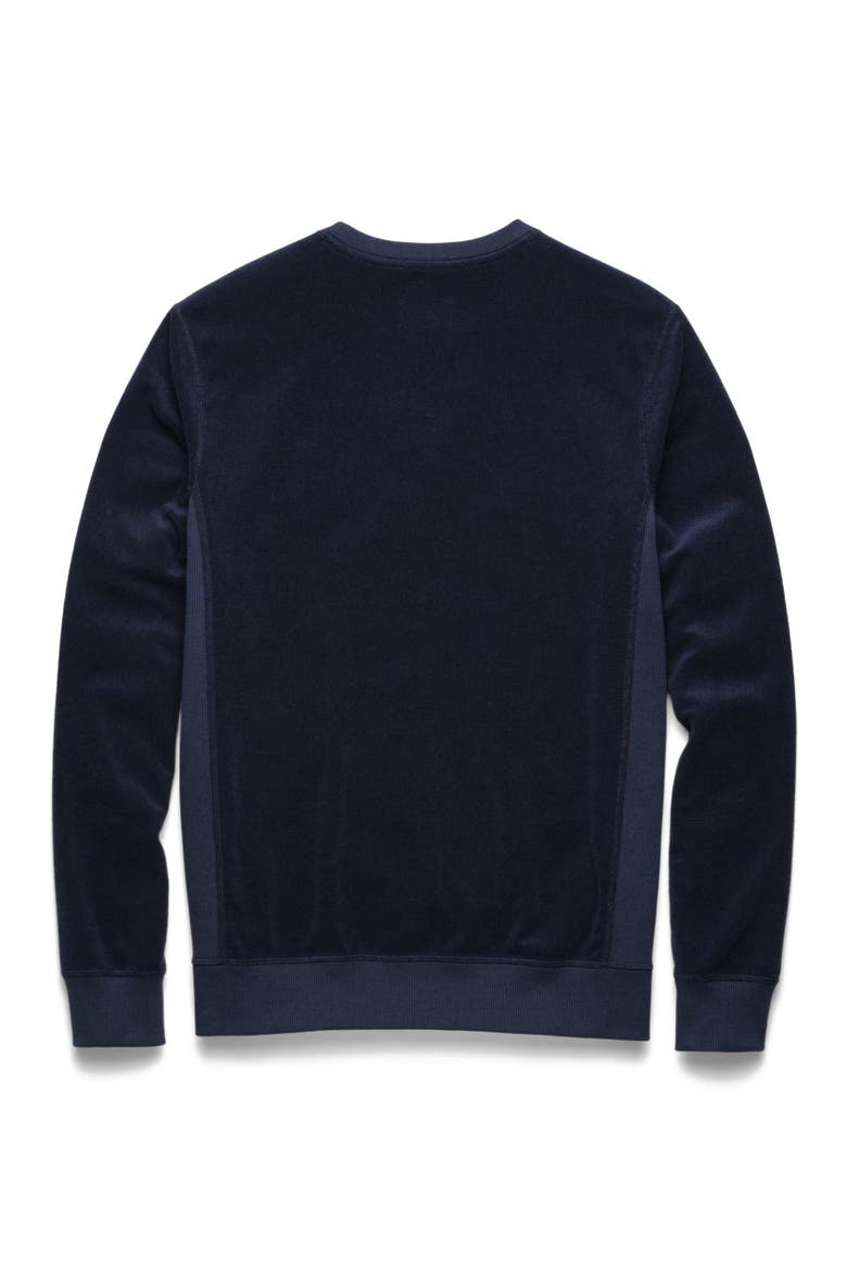 Butch Saltwater Terry Crewneck, Alternate, color, Navy Blazer