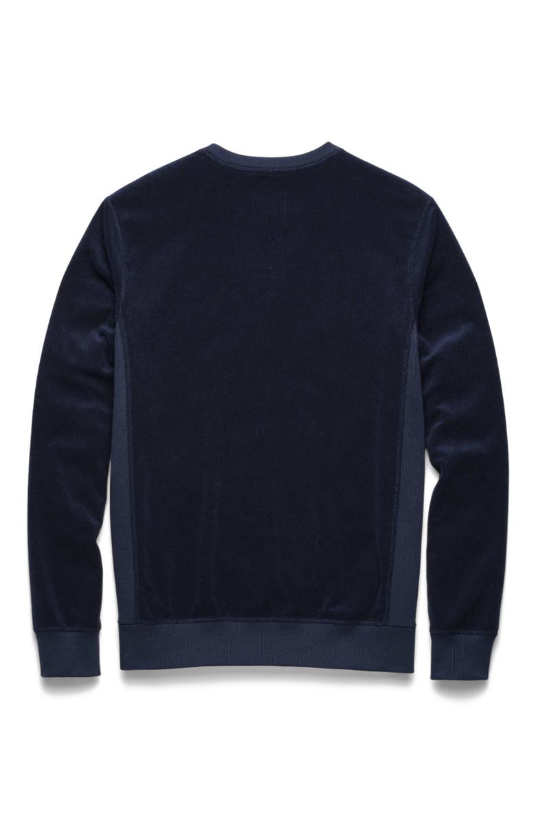 Surfside Supply Co. Butch Saltwater Terry Crewneck, Alternate, color, Navy Blazer