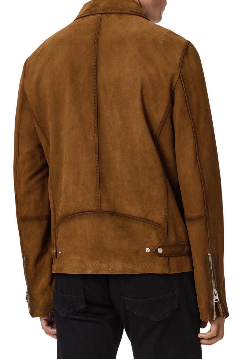 Ashwood Suede Jacket, Alternate, color, TAN BROWN