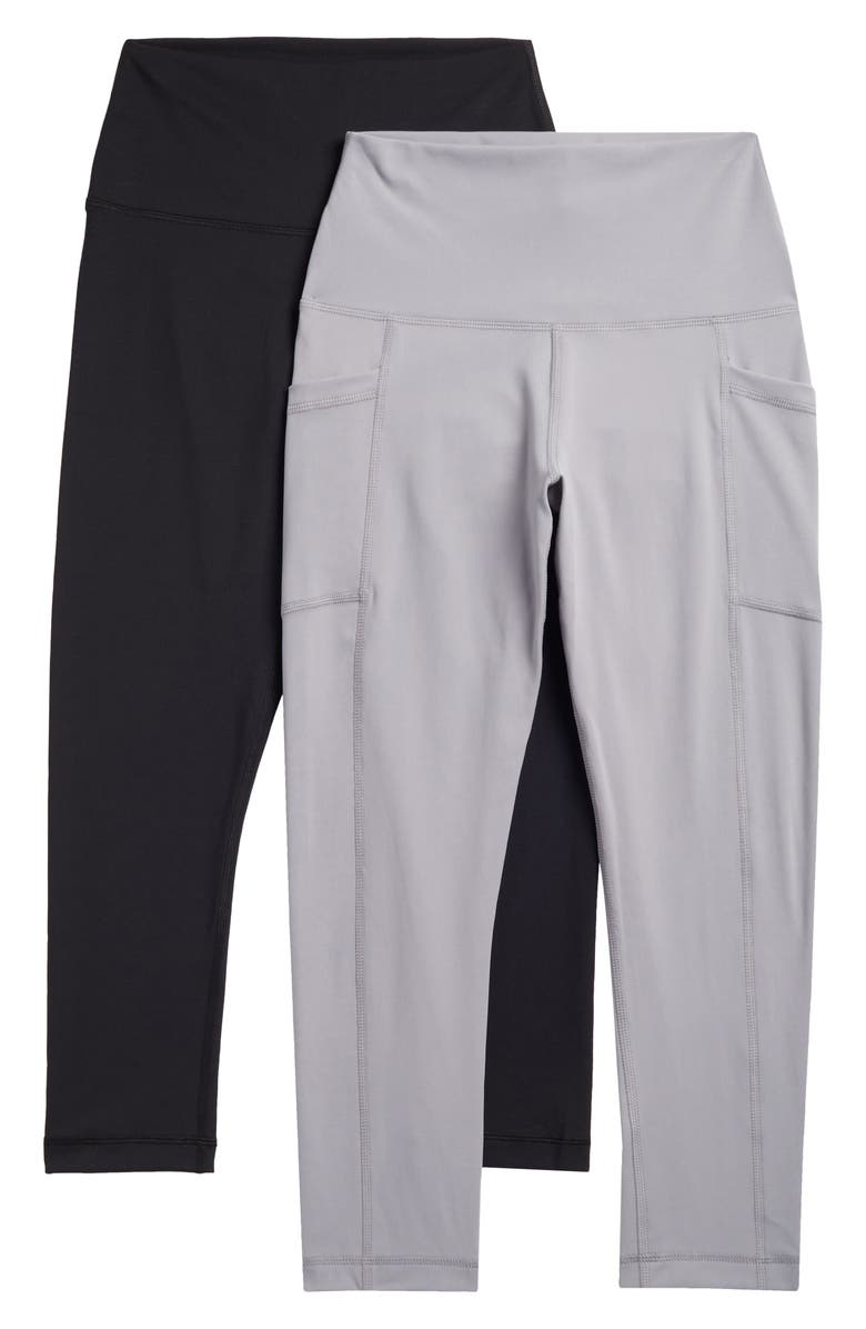 Leggings 90 Degree By Reflex - Taille 12 (L) Gris Multicolore - Compression