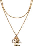 AREA STARS Archana Double Layer Charm Chain