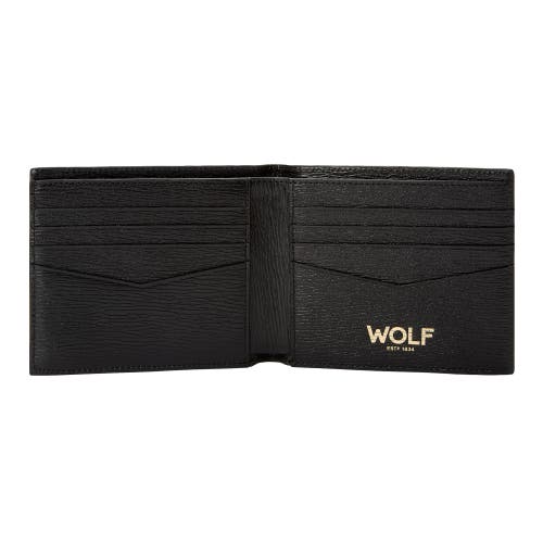 Wolf W Billfold In Black
