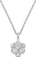 Julianna B. Lab-Grown Diamond Triangle Cluster Necklace