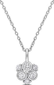 Julianna B. Lab-Grown Diamond Triangle Cluster Necklace