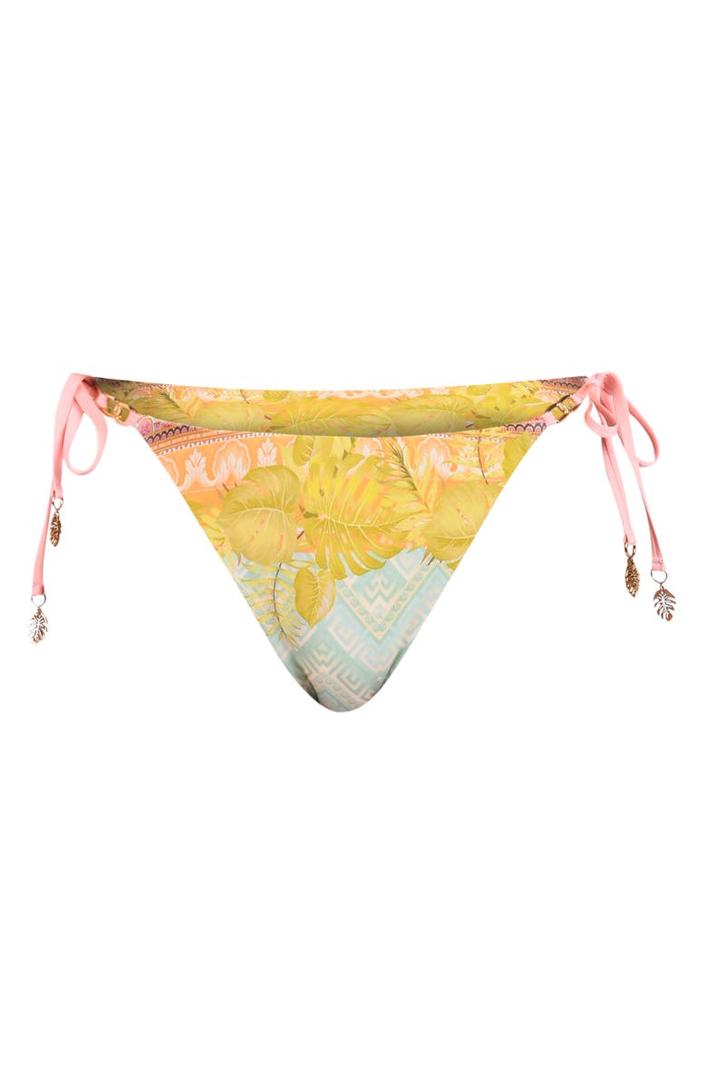 Sunshine 79 Dreamland String Bikini Bottoms, Alternate, color, Beige Multi