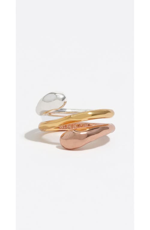 Bimba Y Lola Spiral Ring In Gold