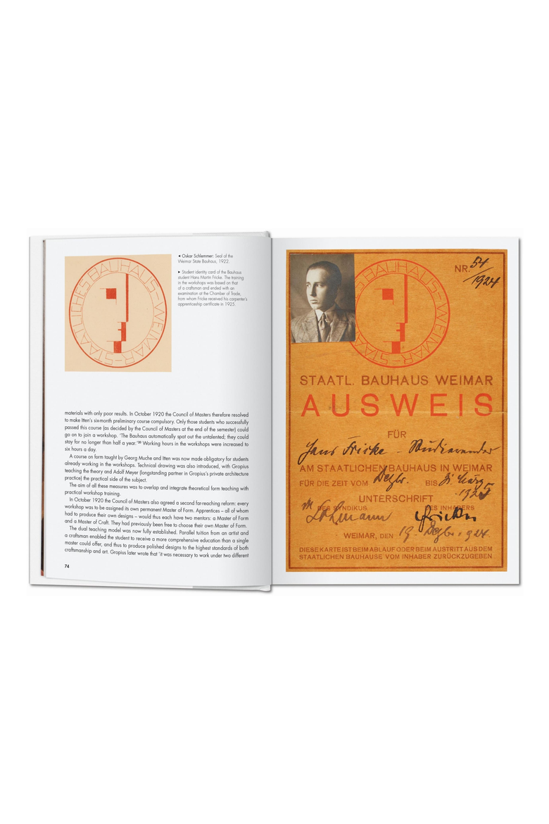Bauhaus Updated Edition Book, Alternate, color, White