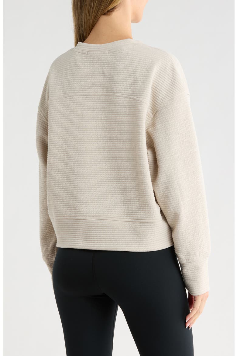 Ridge Relaxed Fit Ottoman Sweater, Alternate, color, GREY MOONBEAM