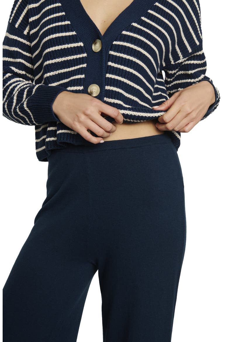 Fine Gauge Sweater Knit Lounge Pants, Alternate, color, NAVY