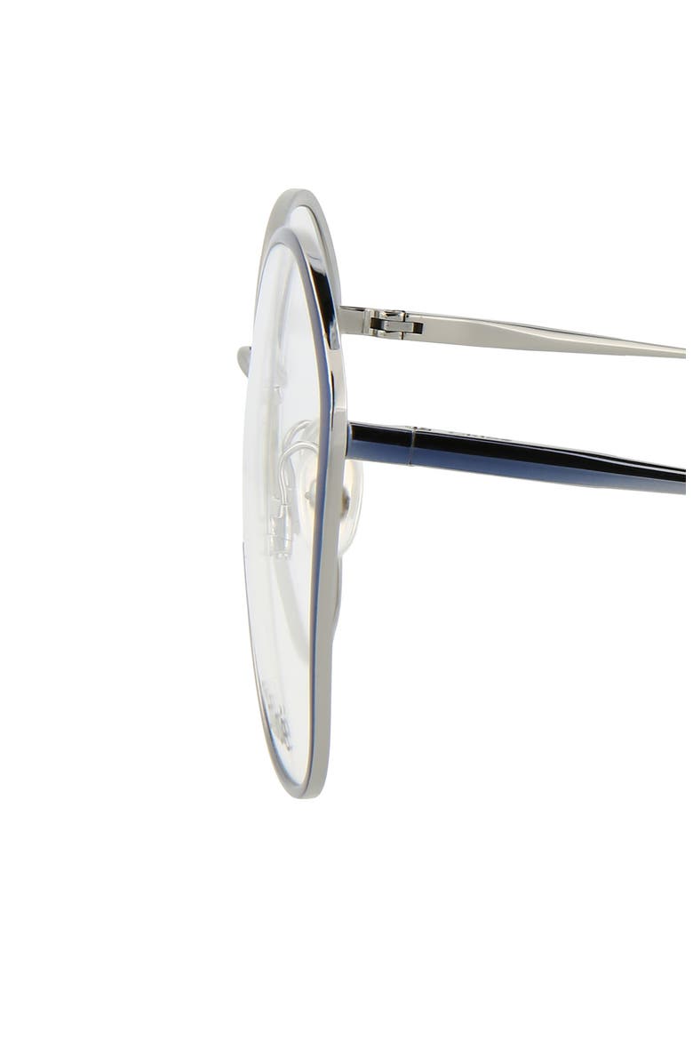 Core 56mm Round Optical Glasses, Alternate, color, BLUE BLUE TRANSPARENT