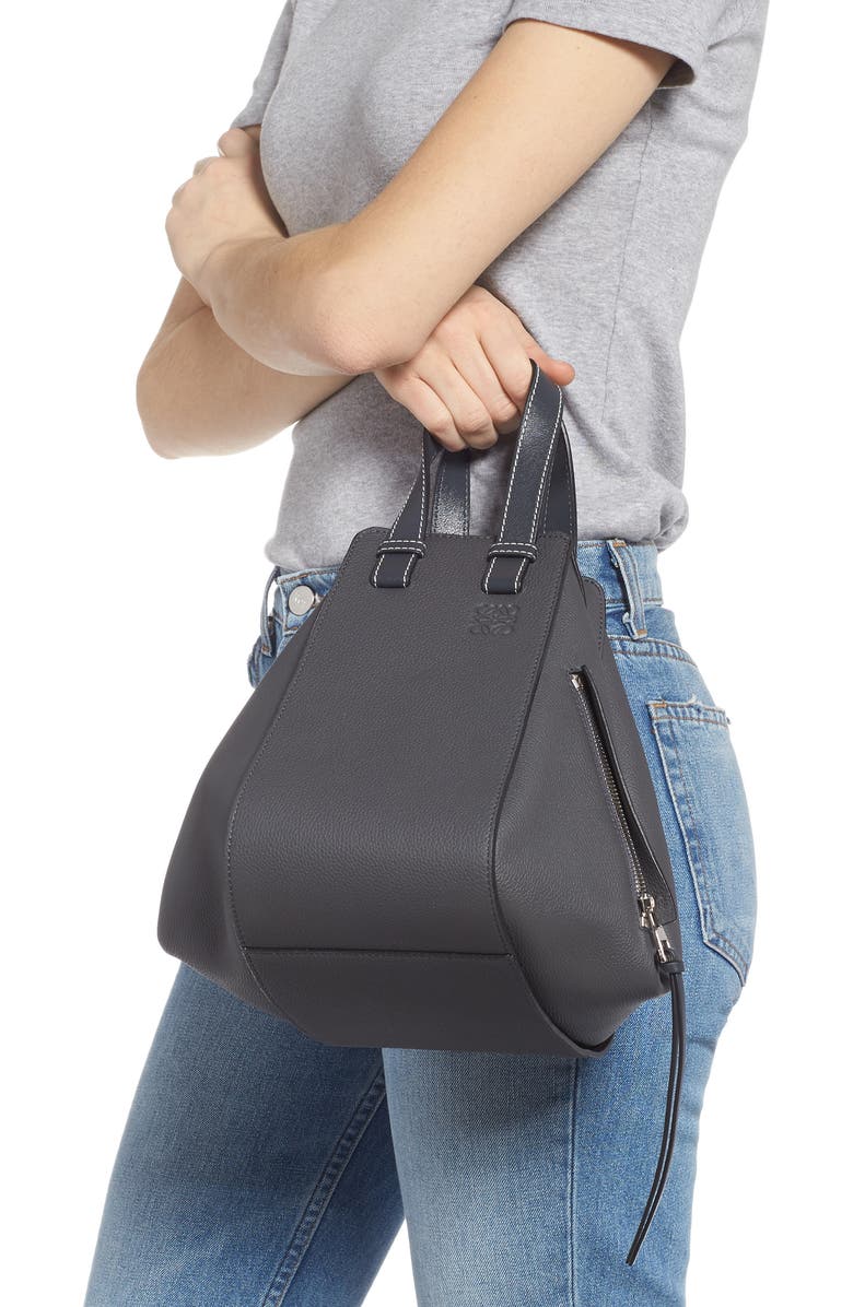 Loewe Hammock Small Pebbled Leather Hobo, Alternate, color,