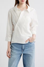 CISSA Asymmetric Wrap Top