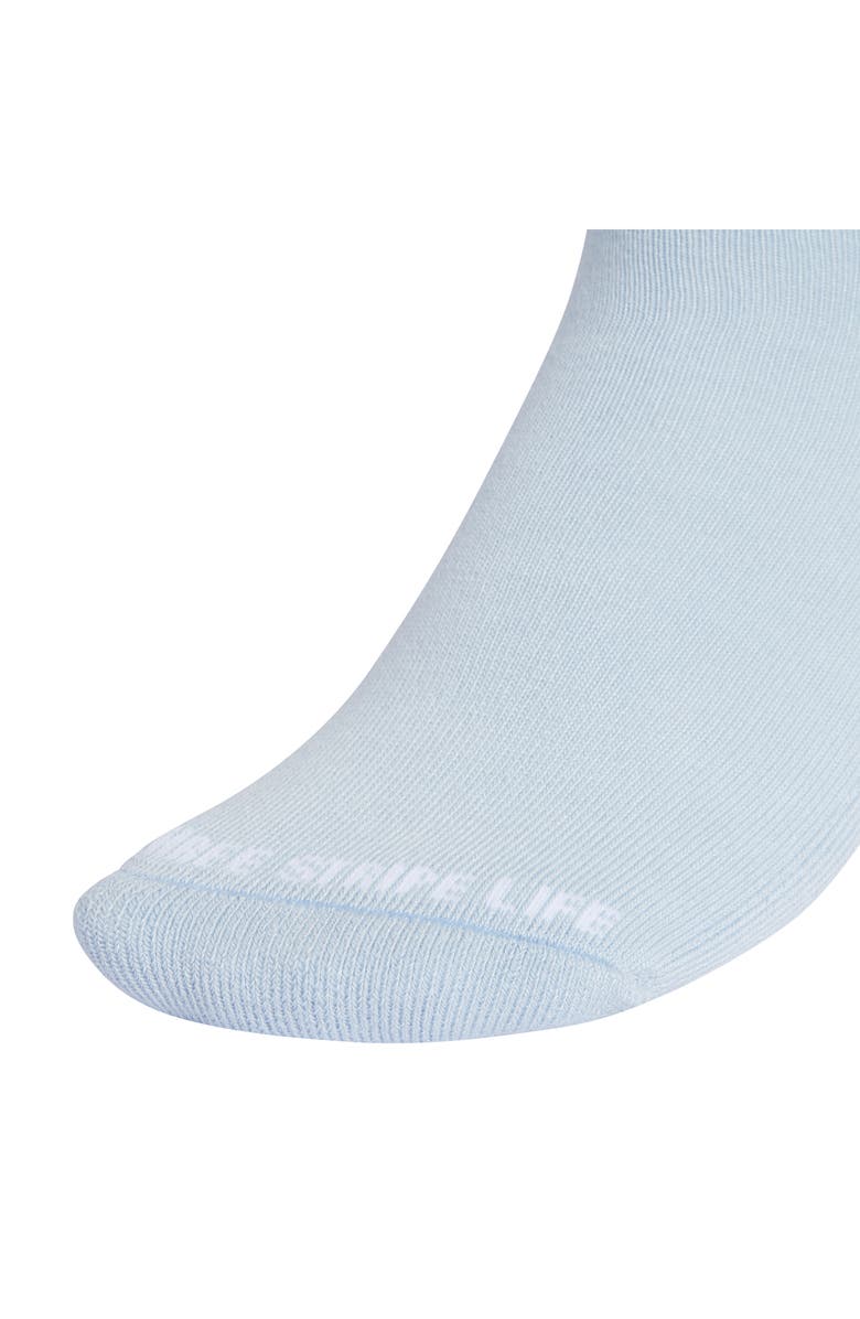 adidas Cushioned Sport 2.0 3-Pack High Quarter Socks, Alternate, color, Blue/Light Heather/ White