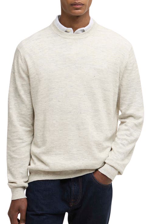 Flaxby Linen Blend Crewneck Sweater