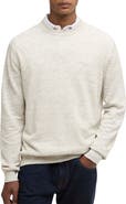 Barbour Flaxby Linen Blend Crewneck Sweater