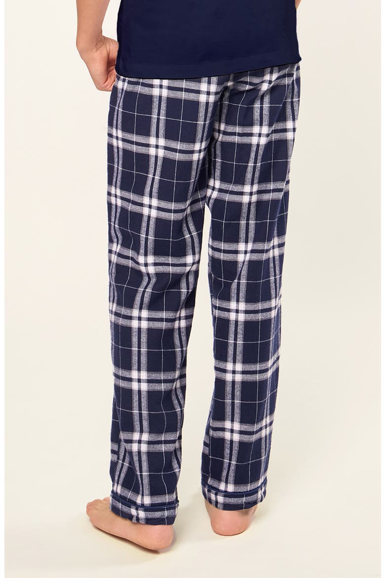 Kids' Brushed Twill Pajama Pants, Alternate, color, NAVY