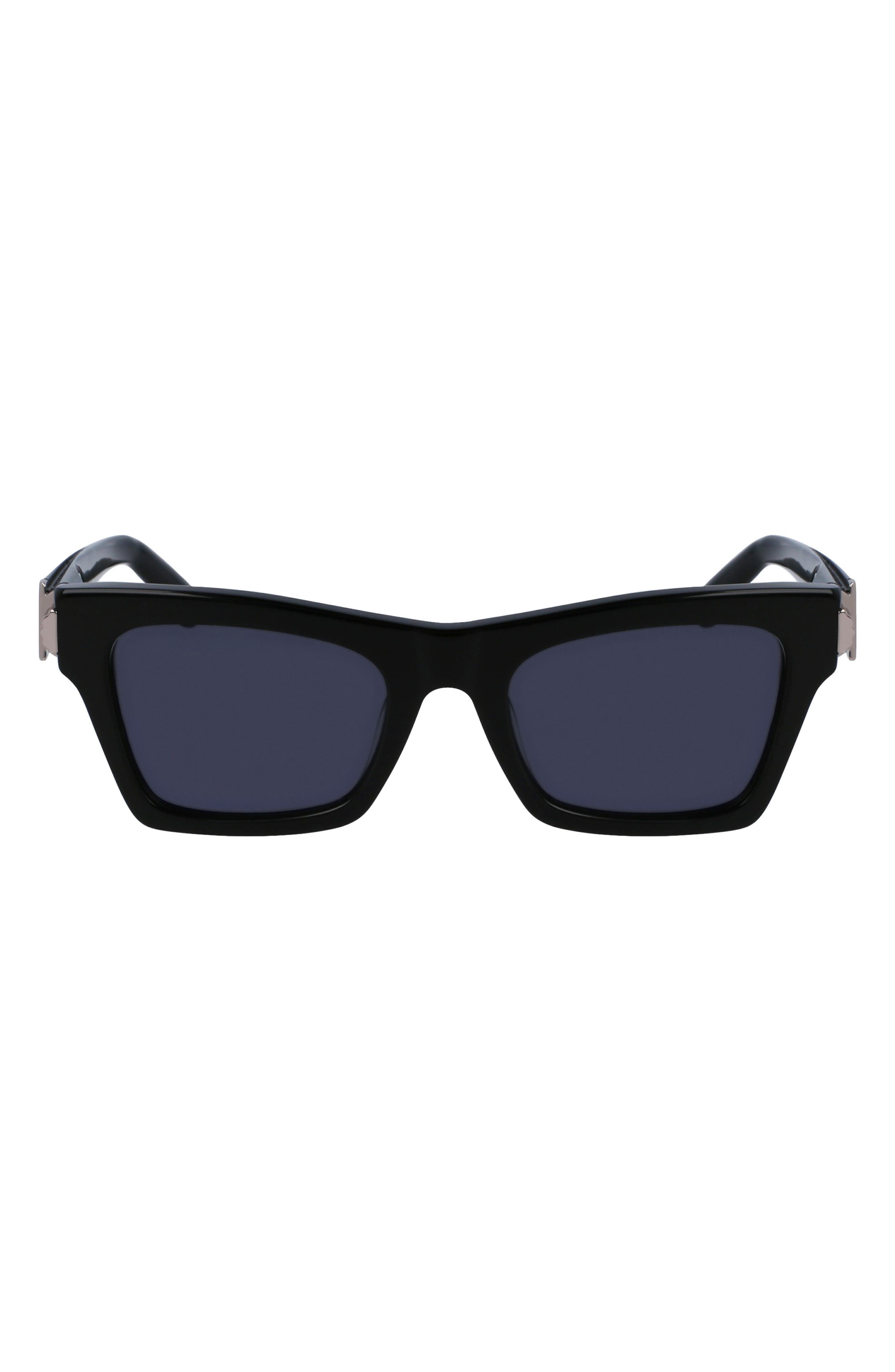 FERRAGAMO Prisma 52mm Rectangular Sunglasses