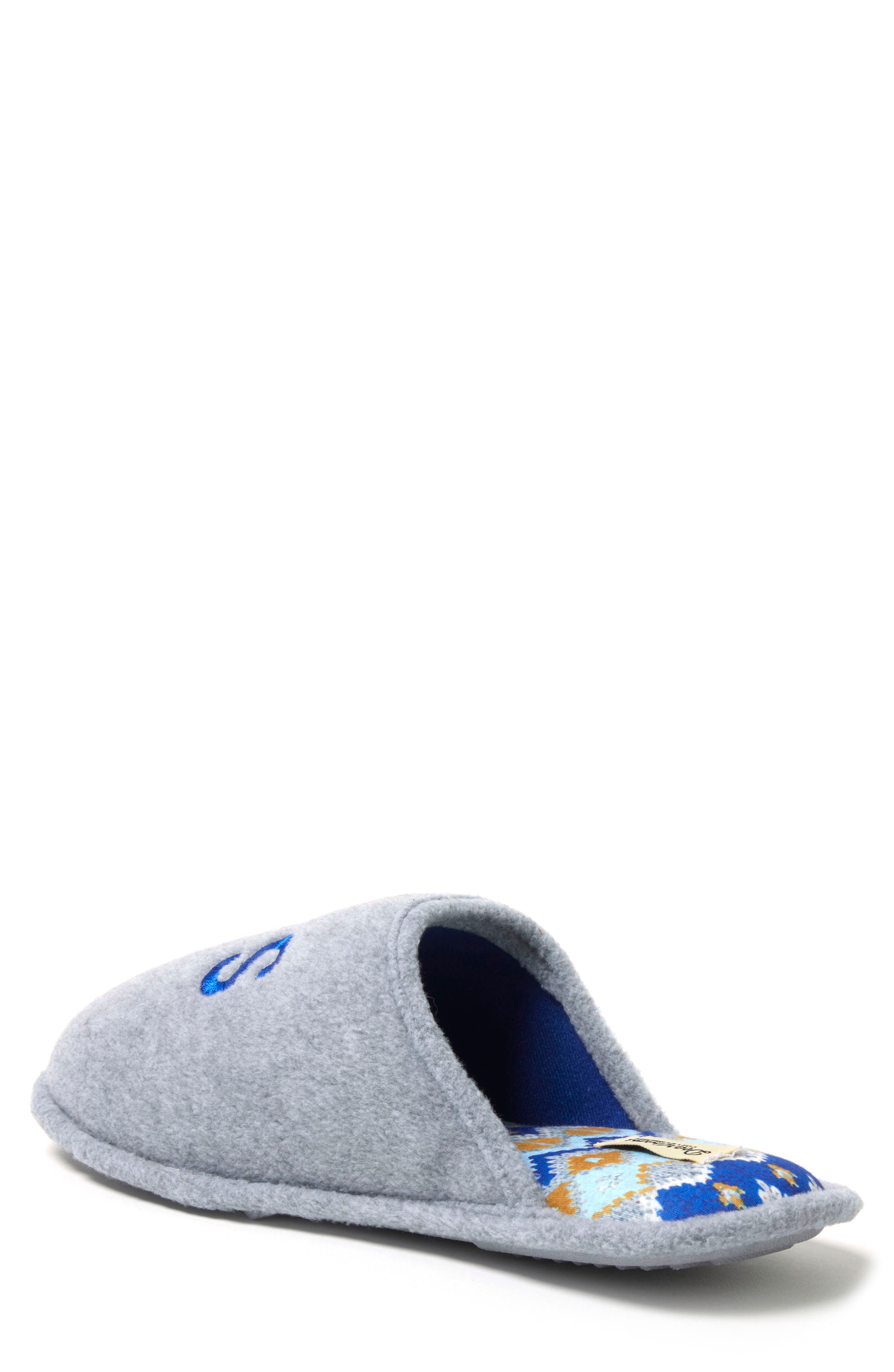 Holiday Scuff Slipper, Alternate, color, GREY