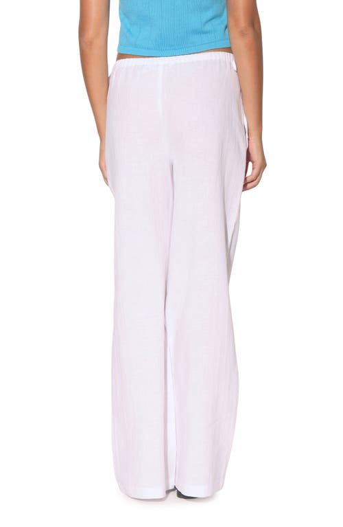 WALTER BAKER WALTER BAKER SUSAN LINEN & COTTON PULL-ON PANTS