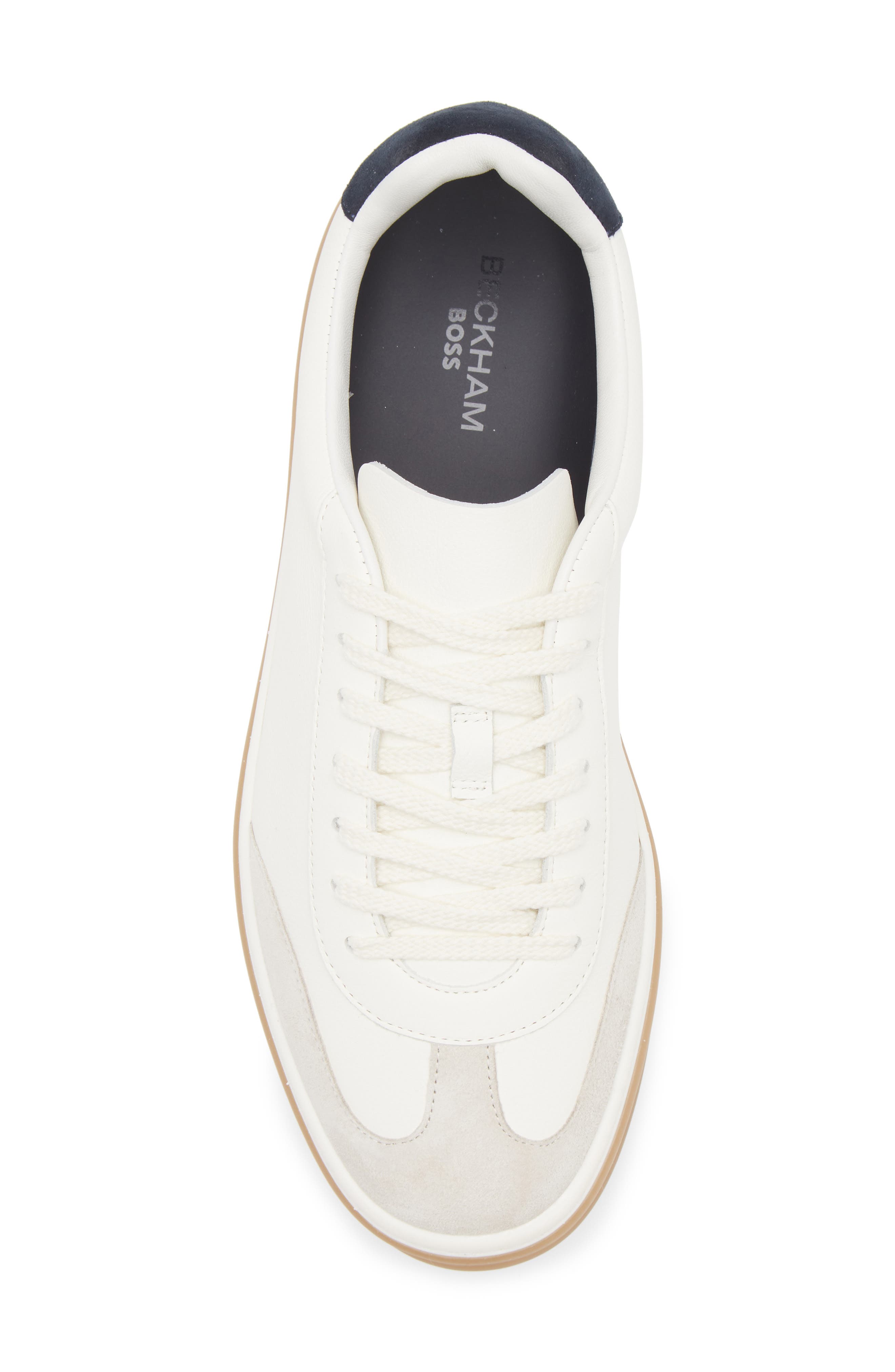 BOSS Zarek Low Top Sneaker, Alternate, color, White