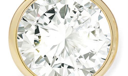 Melinda Maria Baroness Cubic Zirconia Stud Earrings In Goldhite