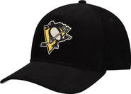 American Needle Men's American Needle Black Pittsburgh Penguins Corduroy Chain Stitch Adjustable Hat