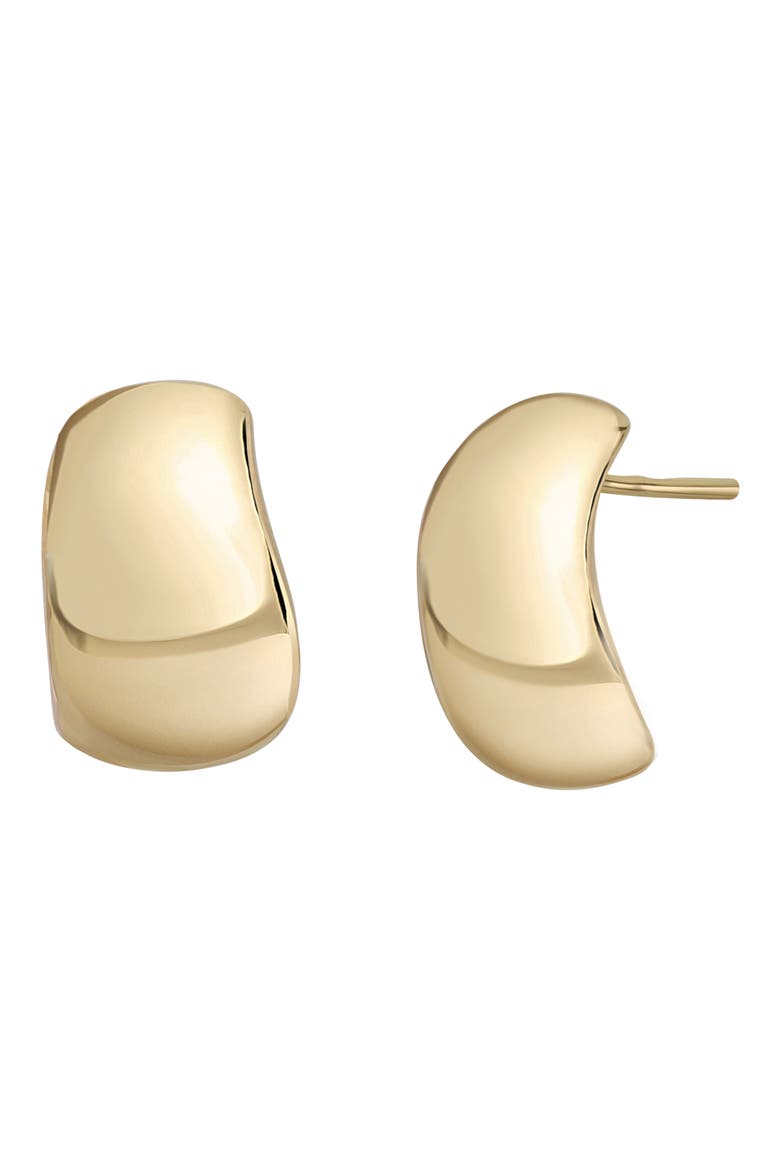 14K Chunky Stud Earrings, Main, color, 14K YELLOW GOLD