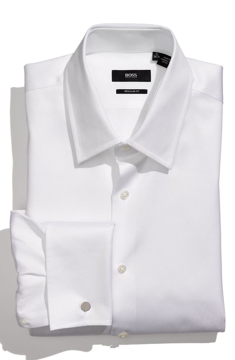 BOSS 'Lawrence' US Regular Fit French Cuff Dress Shirt, Main, color, 