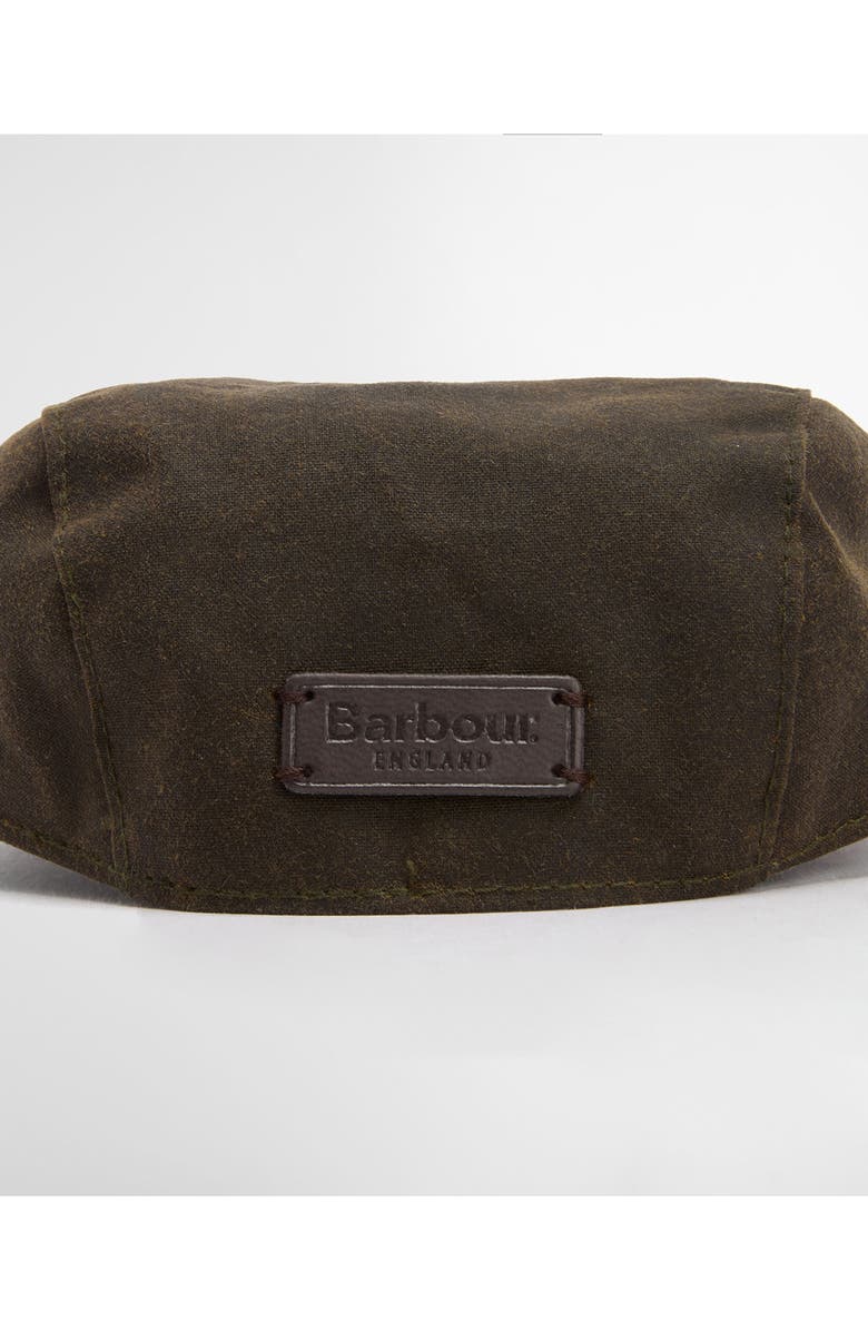 Barbour Wax Cotton Dog Flat Cap, Alternate, color, 