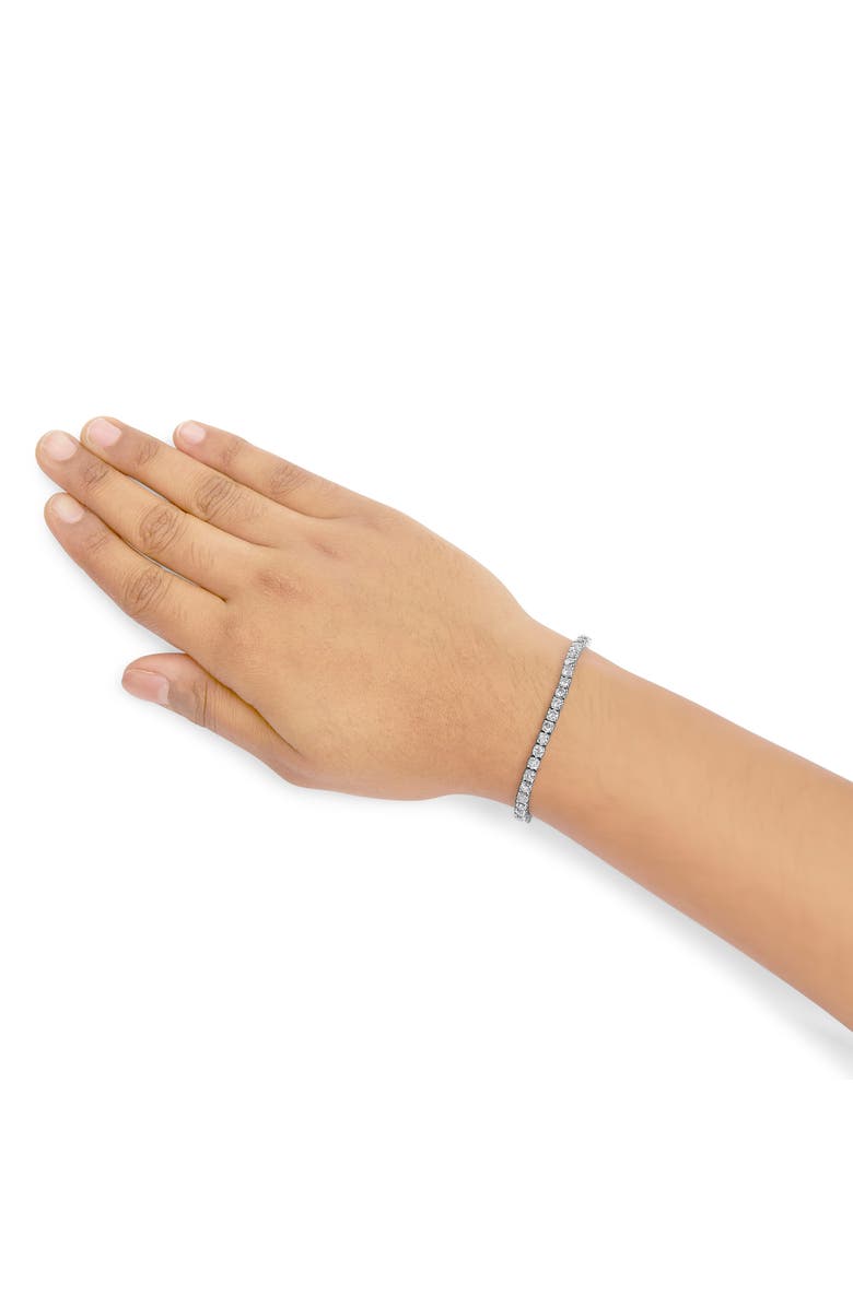 Haus of Brilliance 14K White Gold 5.00 Cttw Lab Grown Diamond Classic Tennis Bracelet - 7.25", Alternate, color, White