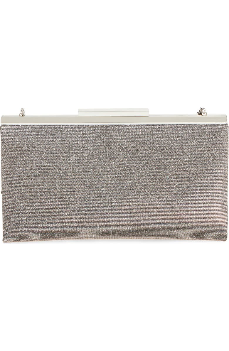 Glint 'Topper' Glitter Clutch, Main, color,