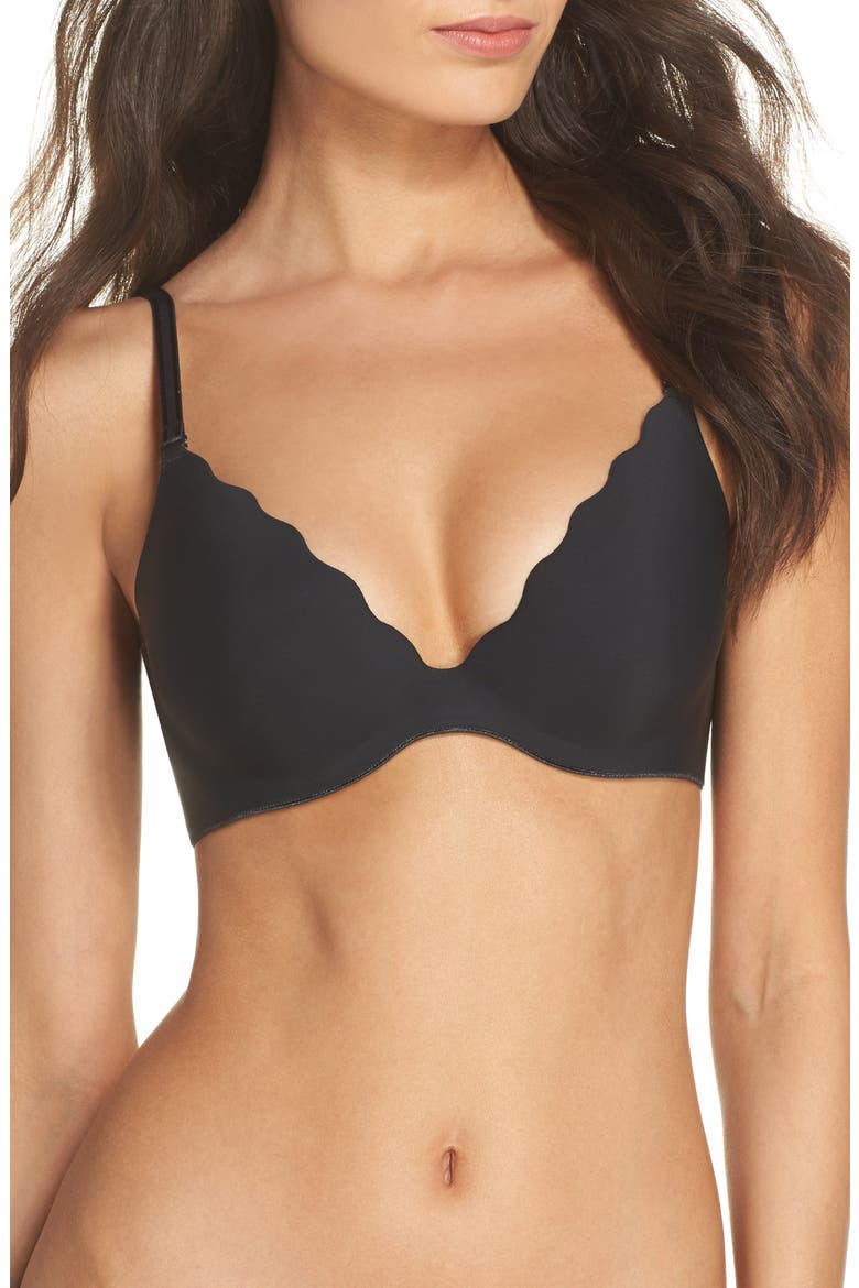 b.wow'd Convertible Push-Up Bra, Main, color, NIGHT/ ANIMAL ACCENT