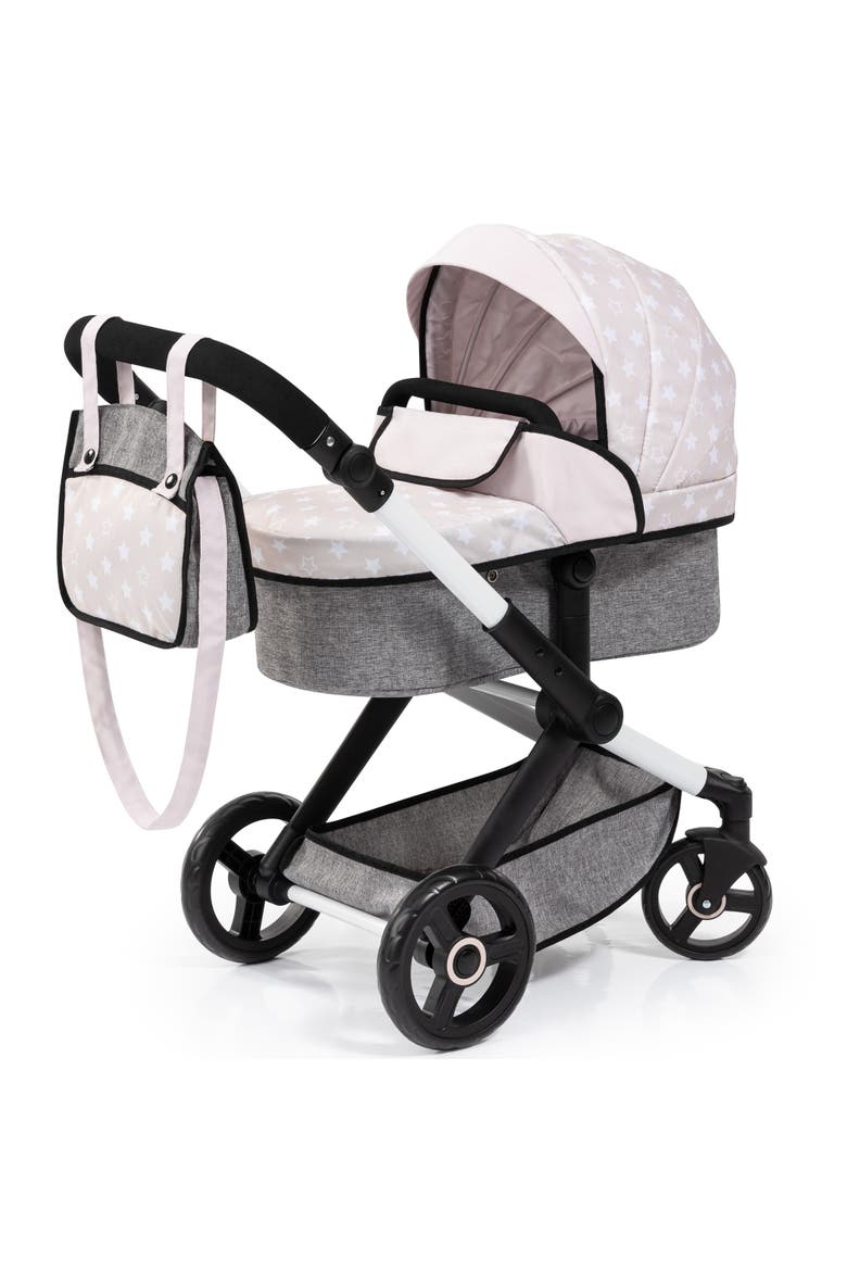 Pram Xeo, For Dolls Up to 18", Ages 3+, Main, color, Gray