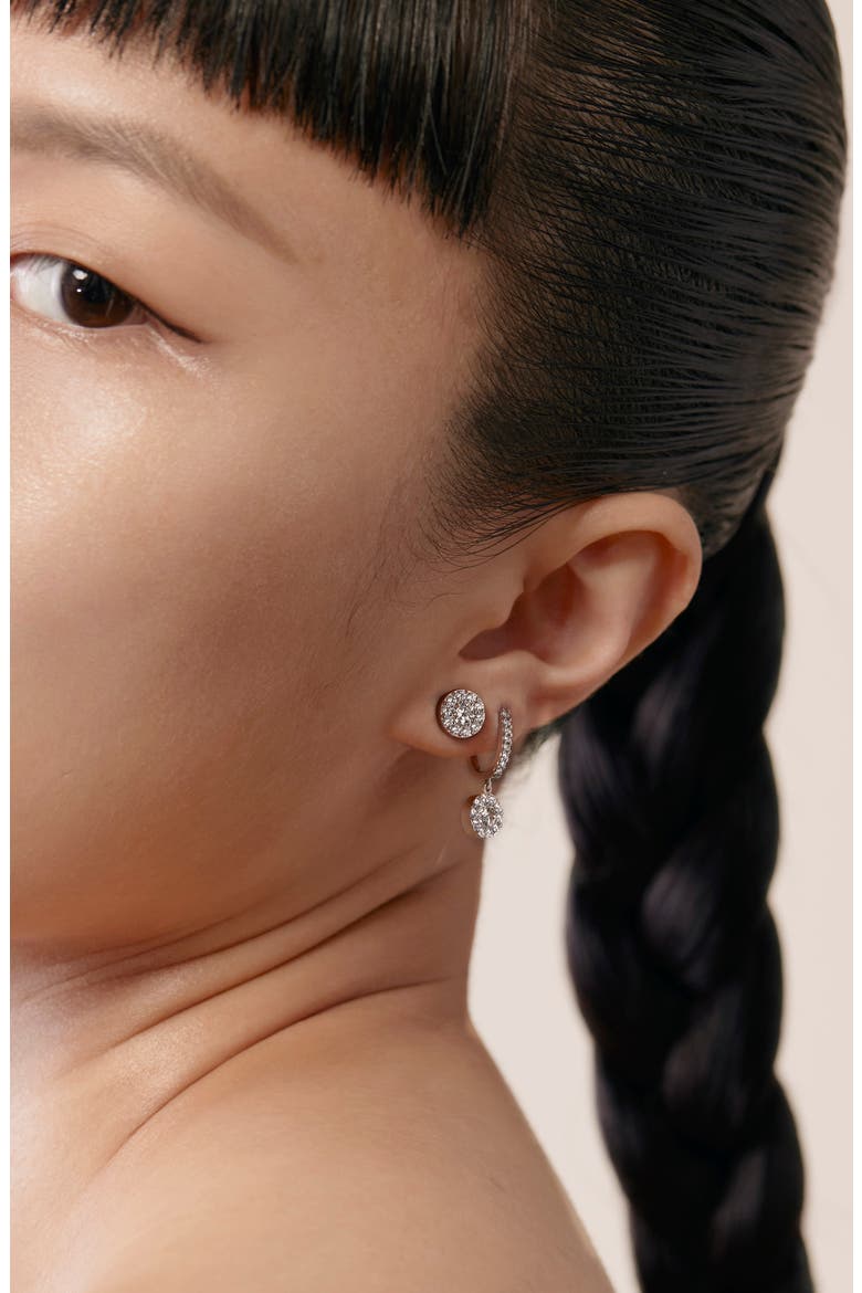 Fulfillment Diamond Stud Earrings, Alternate, color, WHITE GOLD