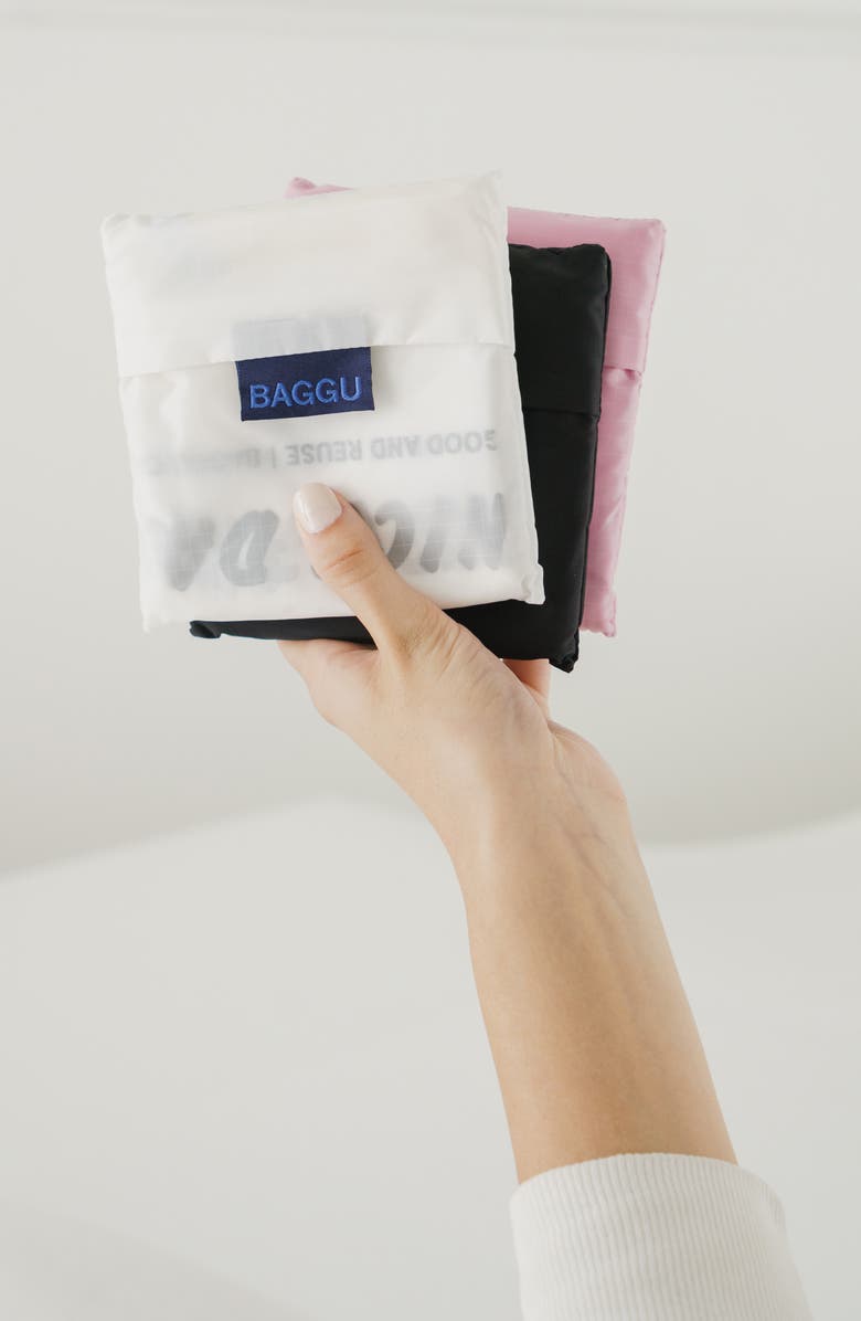 Baggu <sup>®</sup> Set of 3 Standard Baggu Printed Ripstop Nylon Totes, Alternate, color,