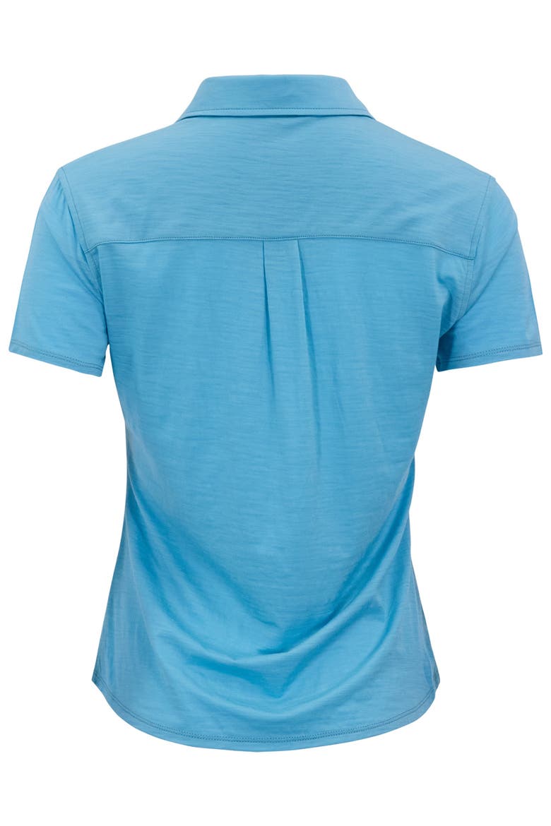 Solid Womens Shirts, Alternate, color, Teal