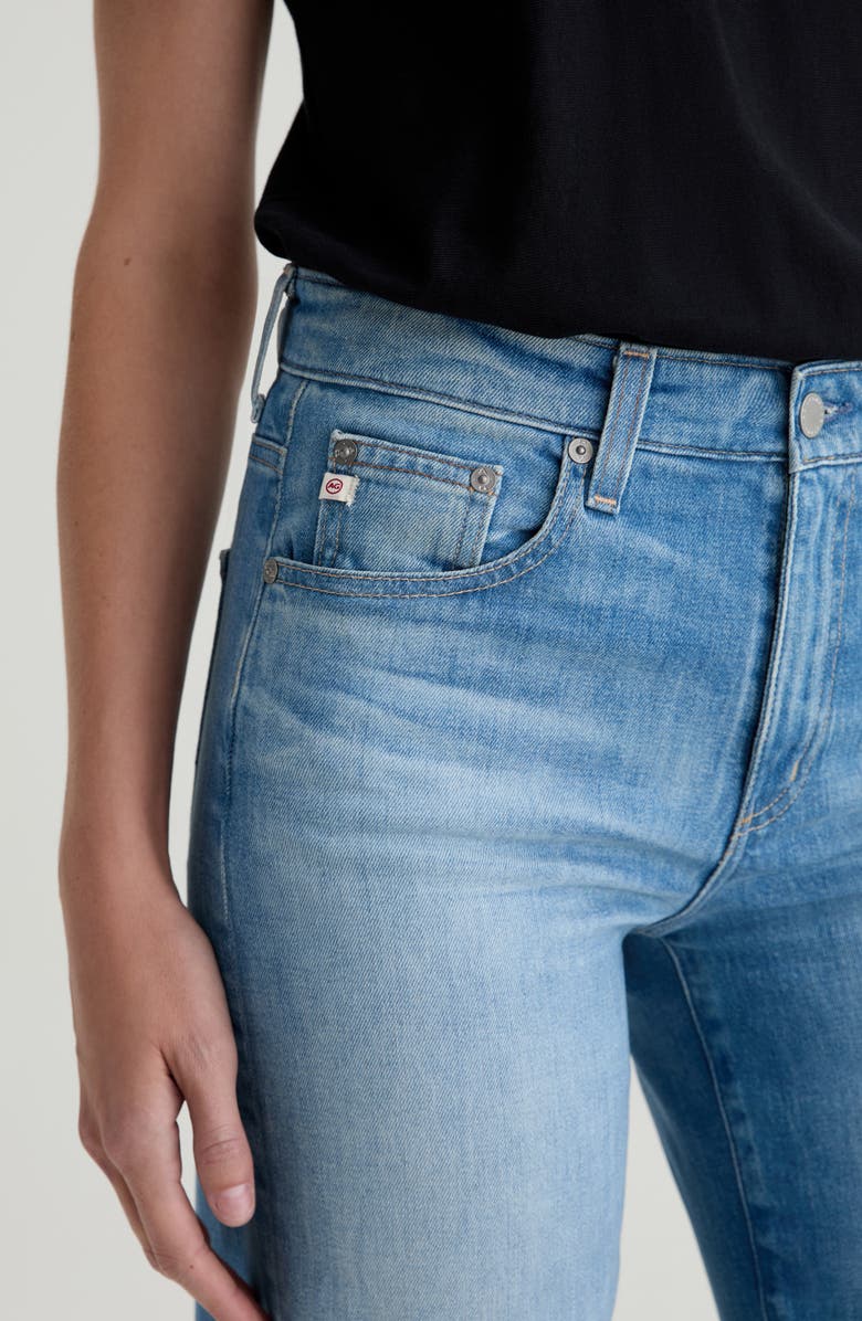 AG Saige Mid Rise Wide Leg Jeans, Alternate, color, 18 Years Bisou