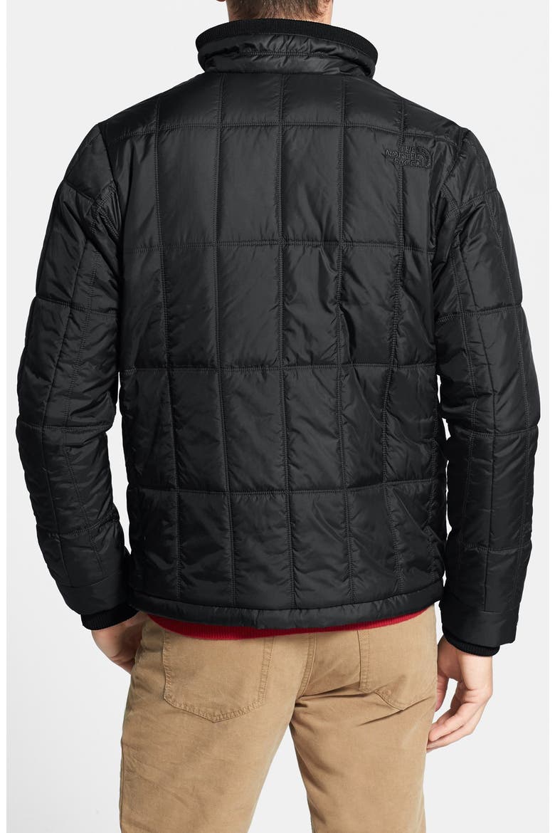 'Olos' Insulated Quilted Jacket, Alternate, color, TNF BLACK