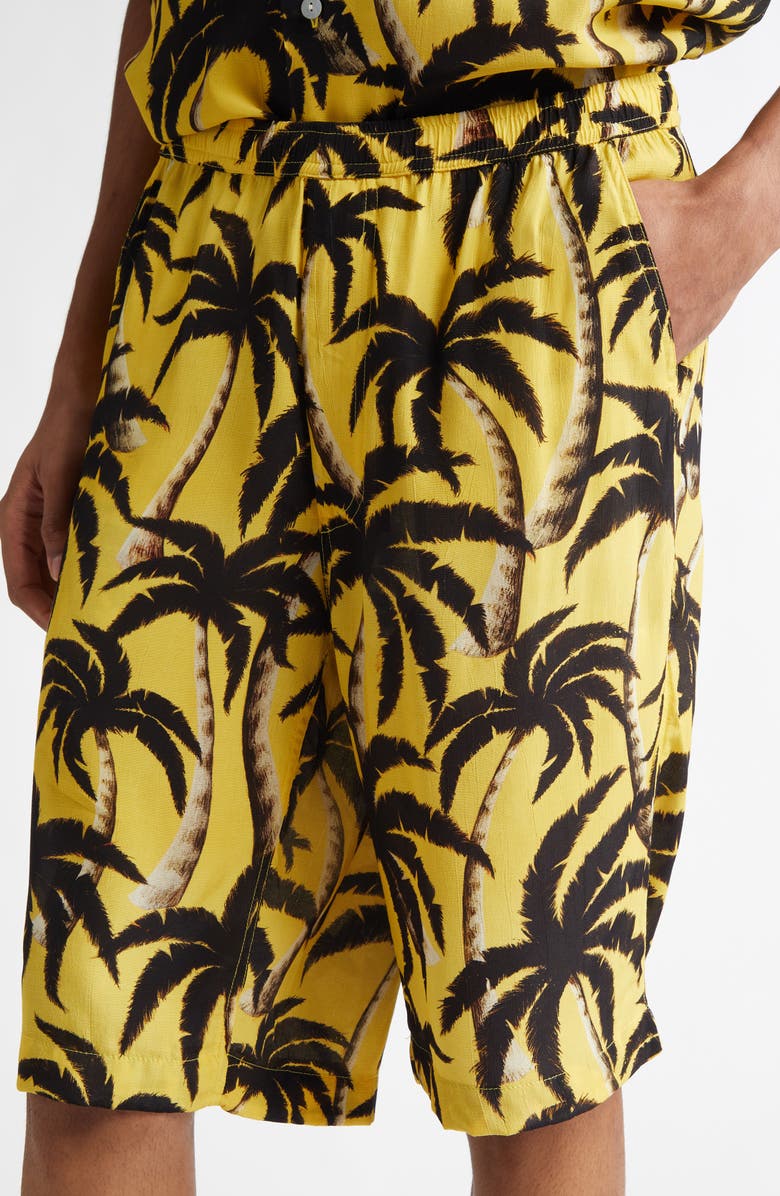 ENDLESS JOY Palm Print Board Shorts, Alternate, color,