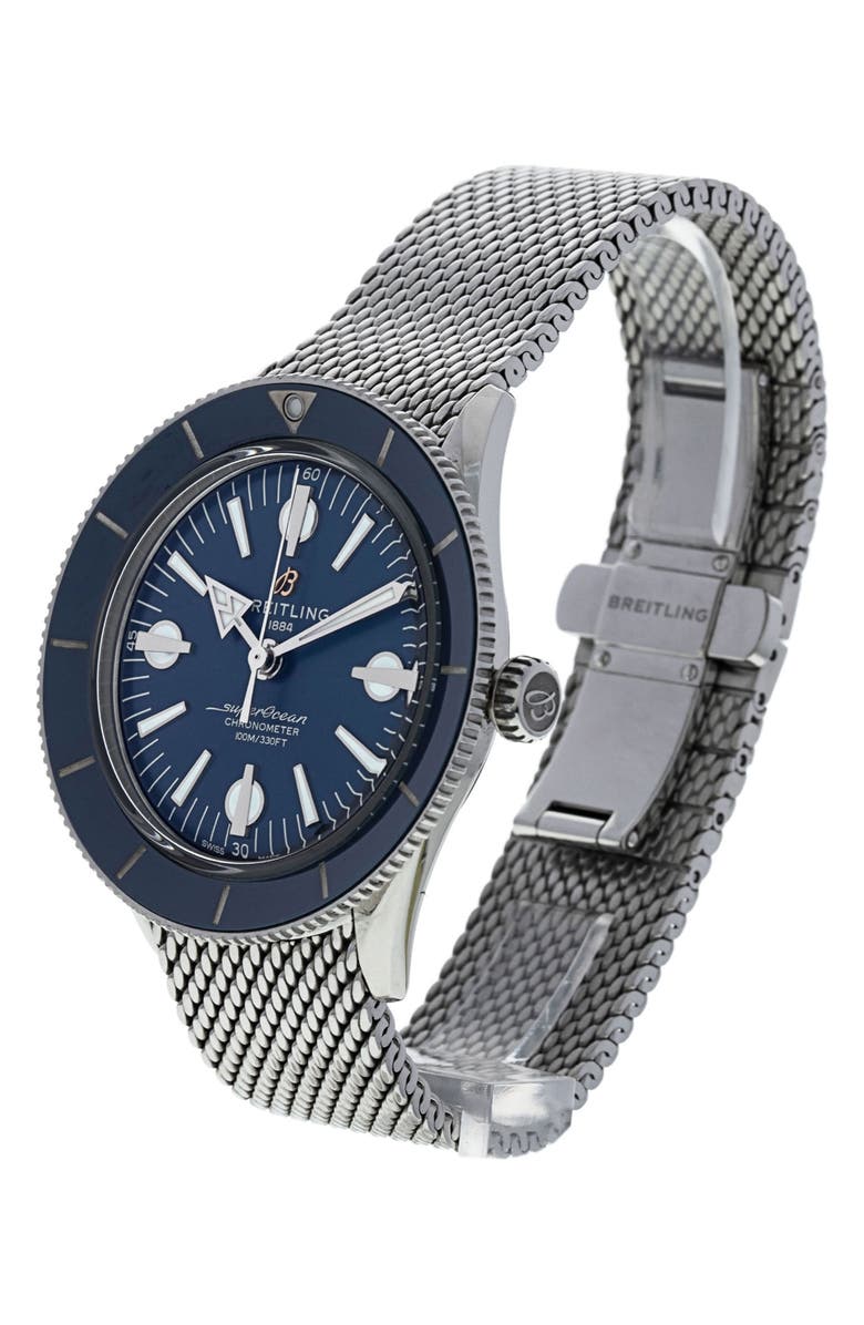 Watchfinder & Co. Breitling Preowned SuperOcean Heritage 57 Mesh Strap Watch, 42mm, Alternate, color,