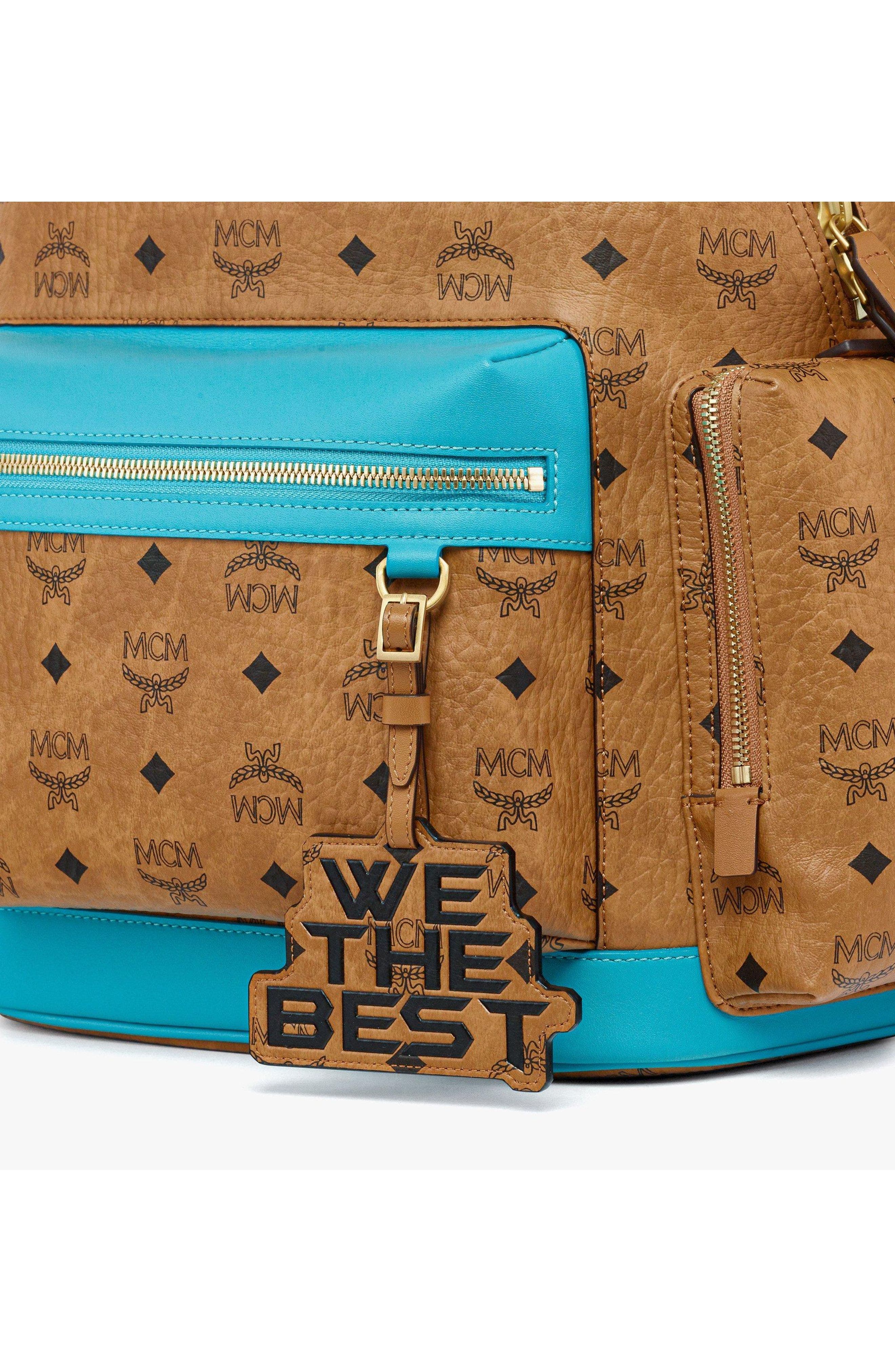x We The Best Stark Backpack in Visetos, Alternate, color, Cognac