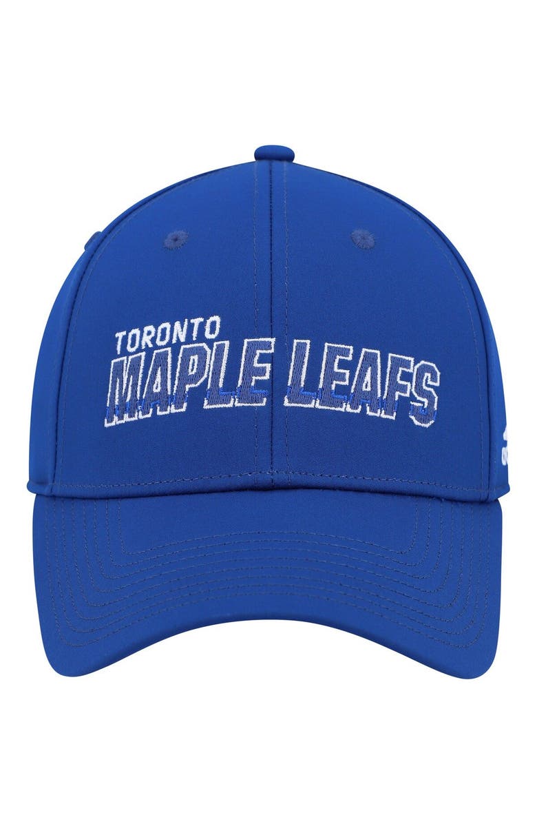 adidas Men's adidas Blue Toronto Maple Leafs Team Bar Flex Hat, Alternate, color, 