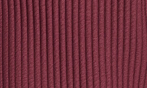 Dkny Tech Ottoman Half Zip Sweatshirt In Burgundy