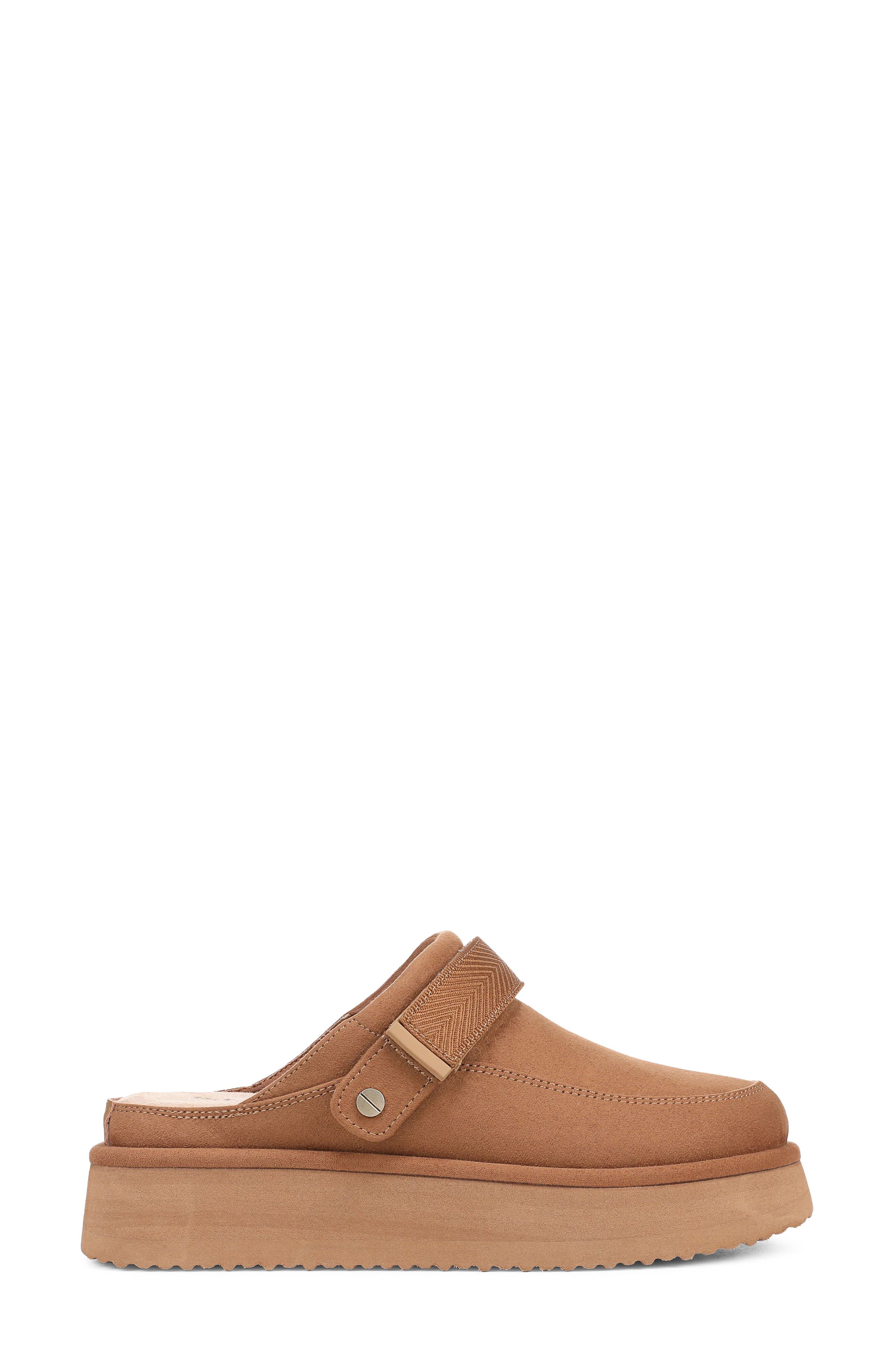Chill Out Mule, Alternate, color, PRALINE BROWN MICROSUEDE
