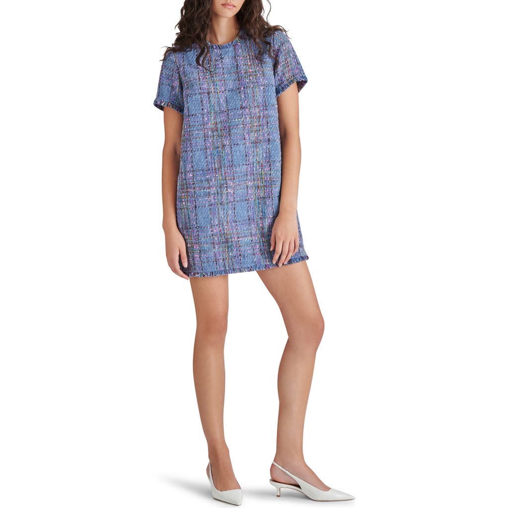 STEVE MADDEN STEVE MADDEN RIA TWEED SHIFT MINIDRESS