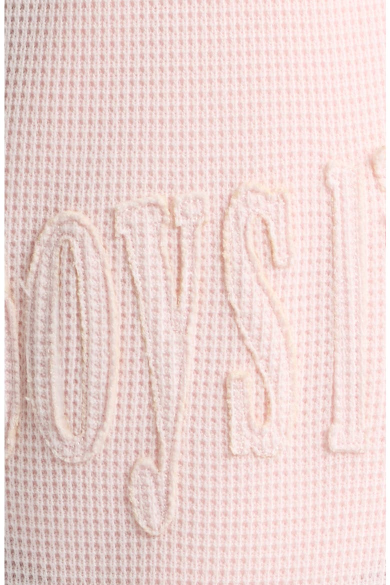 Kimmy Waffle Knit Jogger Sweatpants, Alternate, color, PALE PINK